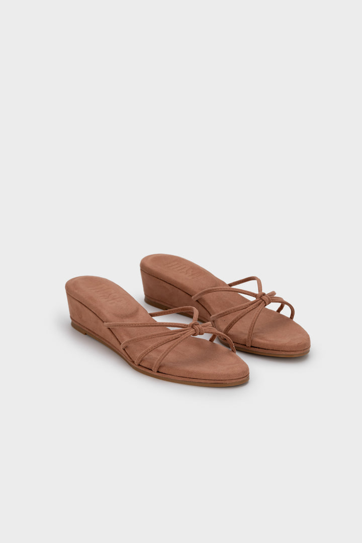 KNOTTED CLOUDFOAM LOW WEDGE HEEL
