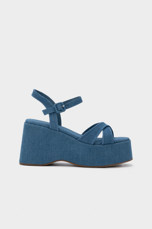 PLATFORM WEDGE HEEL SANDAL - Nose