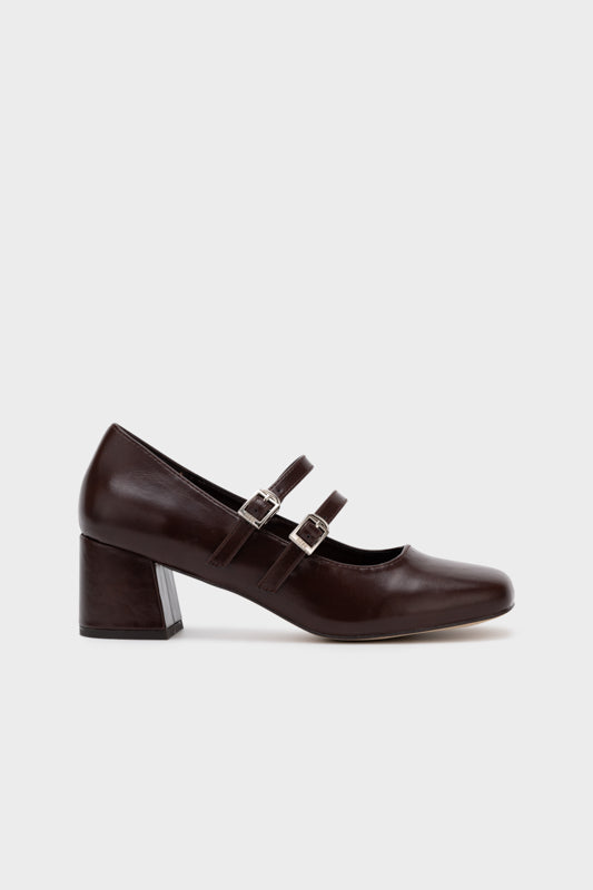 MARY JANE CHUNKY HEEL PUMP - Nose