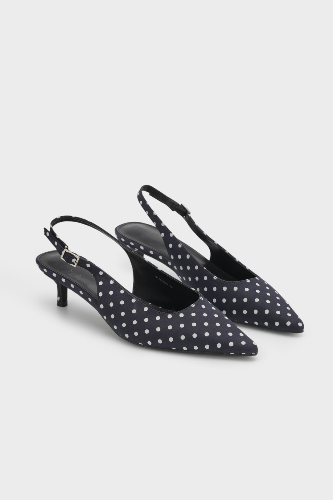 POLKA DOT SLINGBACK HEEL PUMP