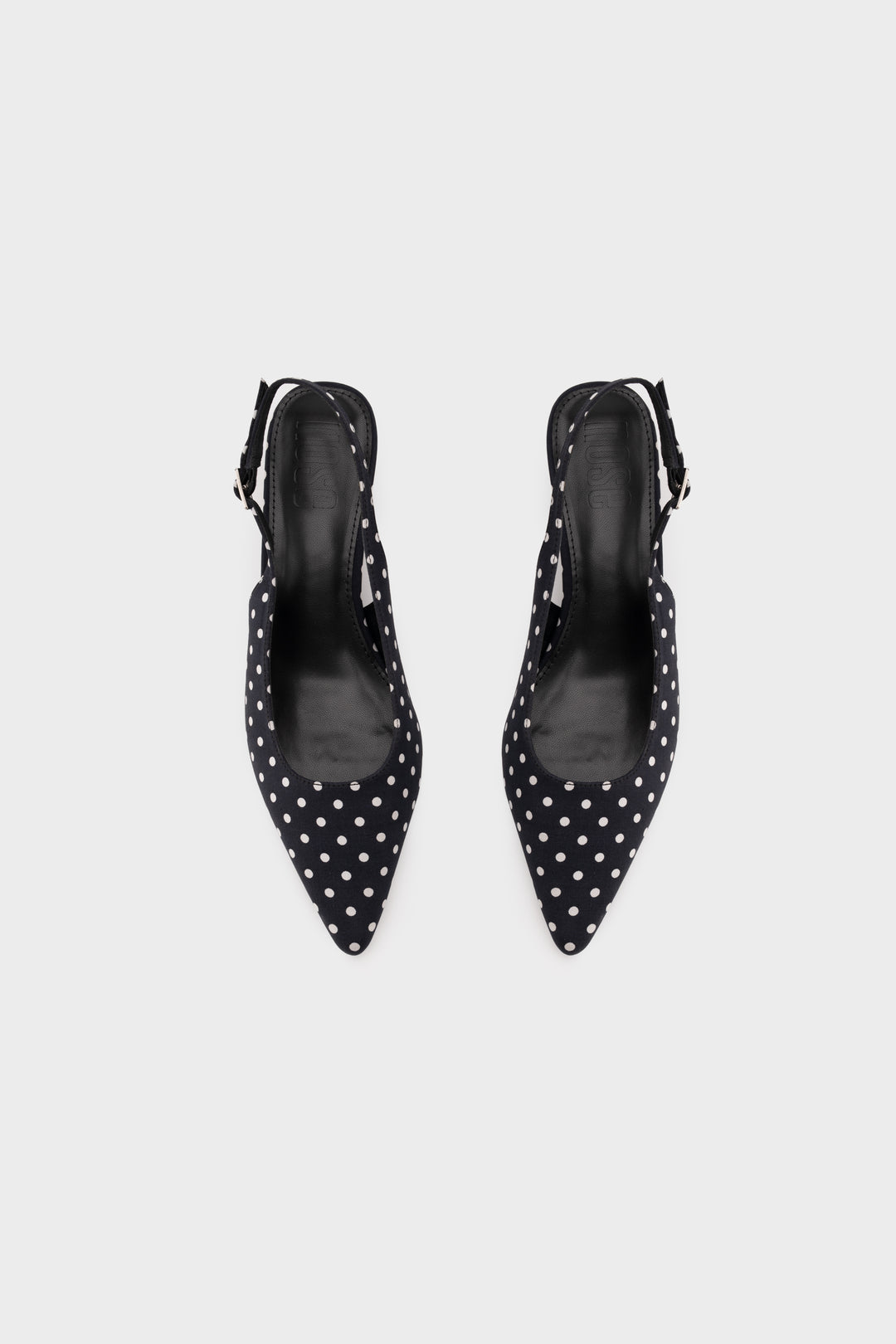 POLKA DOT SLINGBACK HEEL PUMP