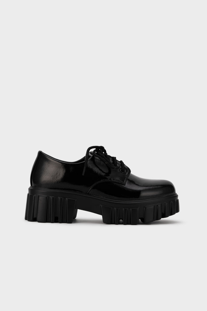 LACE-UP PLATFORM LOW HEEL OXFORD