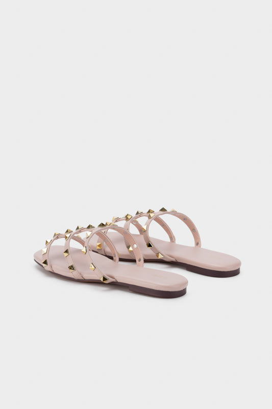 STUDDED FLAT SLIDE - Nose