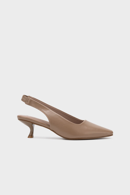 SLINGBACK COMMA SPRAY HEEL - Nose