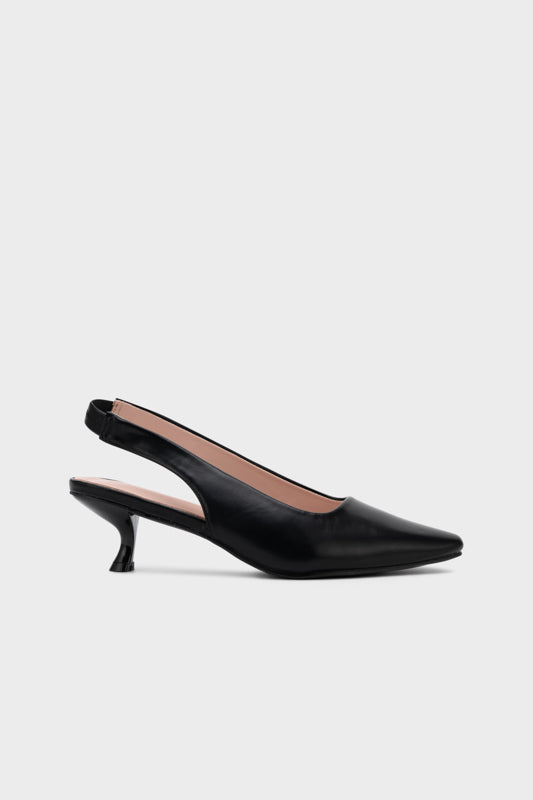 SLINGBACK COMMA SPRAY HEEL - Nose