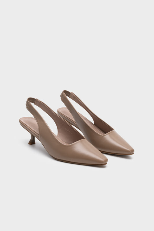 SLINGBACK COMMA SPRAY HEEL - Nose