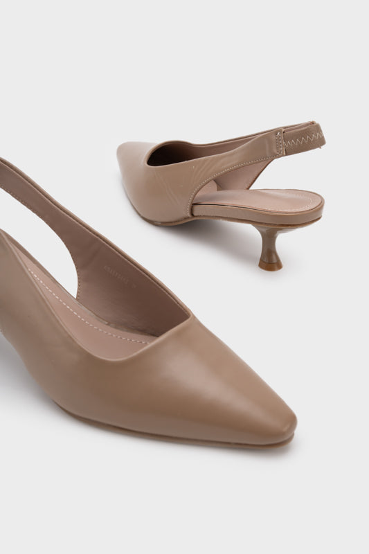 SLINGBACK COMMA SPRAY HEEL - Nose