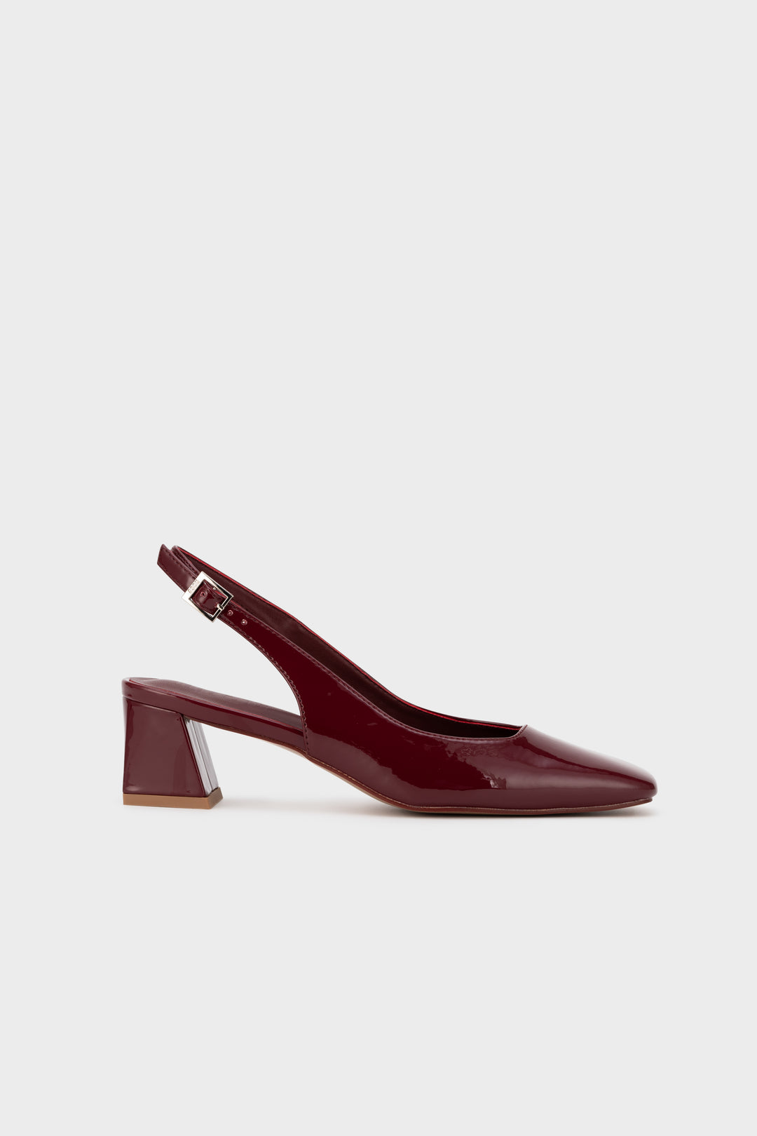 Slingback Square Red Heels SQUARE TOE SLINGBACK HEEL – Nose