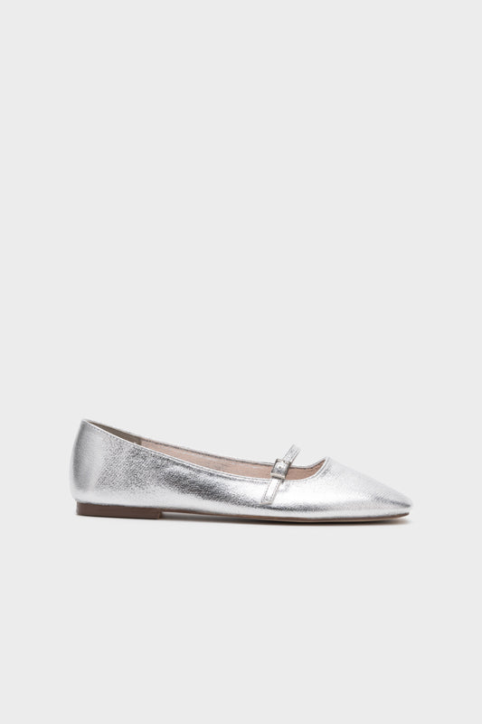 MARY JANE SQUARE TOE FLAT PUMP - Nose