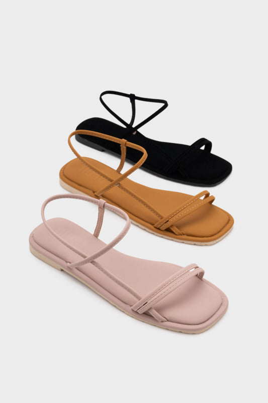 STRAPPY FLAT SANDAL - Nose