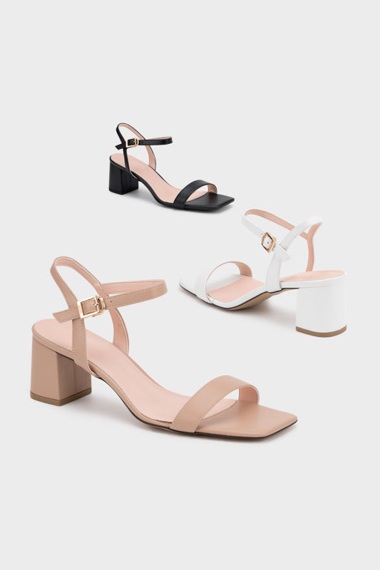 CASUAL CHUNKY HEEL SANDAL - Nose