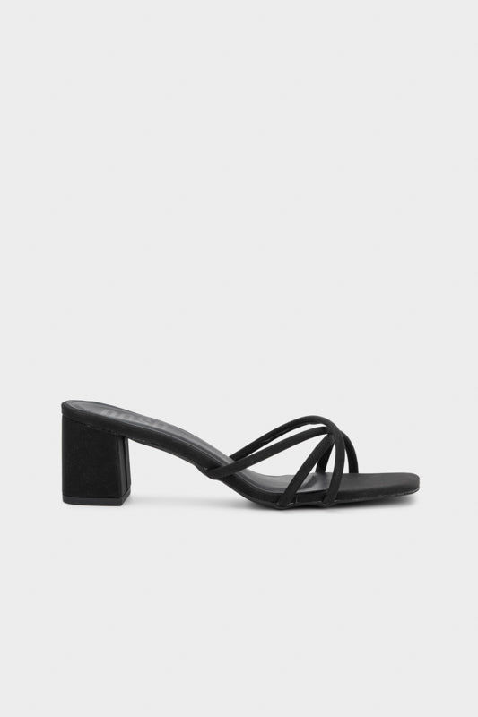 STRAPPY CHUNKY HEEL SLIDE - Nose