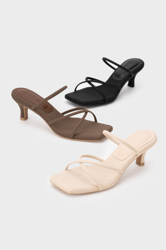 STRAPPY COMFORT INSOLE HEEL SLIDE - Nose