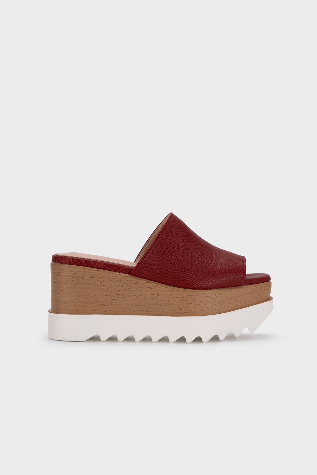 CASUAL PLATFORM WEDGE HEEL SLIDE