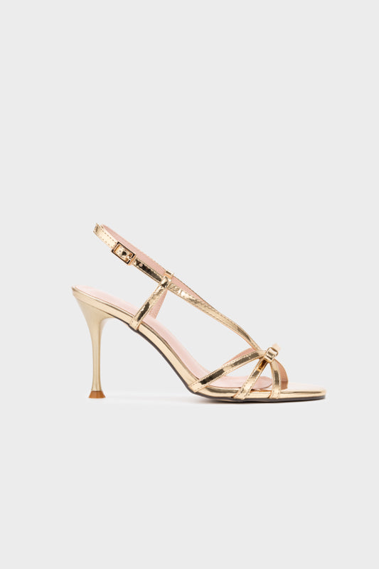 RIBBON STRAPPY HIGH HEEL SANDAL - Nose